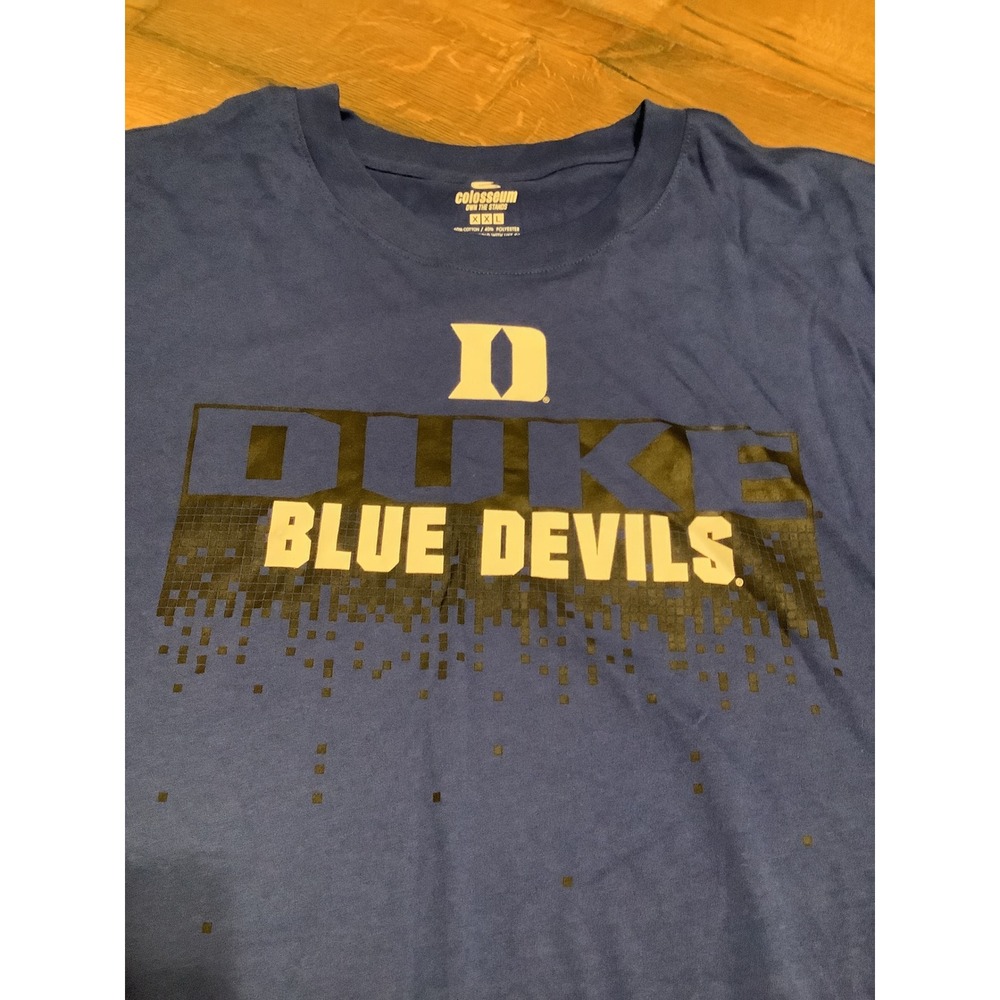 Colosseum Duke Blue Devils T-Shirt NCAA Graphic Tee Mens‎ Size XL